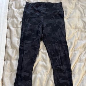 Lululemon black and camo align leggings